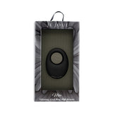 Je Joue Mio V2 Vibrating Cock Ring Black in elegant packaging showcasing design and features.