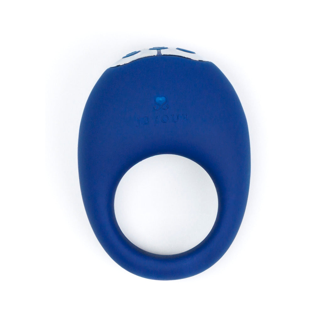 Je Joue Couple's Collection Vibrator Gift Set blue vibrating ring, designed for couples' intimacy and pleasure exploration.