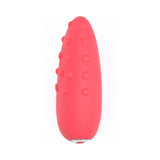 Je Joue Double Trouble Vibrator Set in vibrant red silicone with textured design for enhanced pleasure.