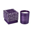 Je Joue Purple Vanilla Massage Candle 160g in a purple container with elegant packaging.
