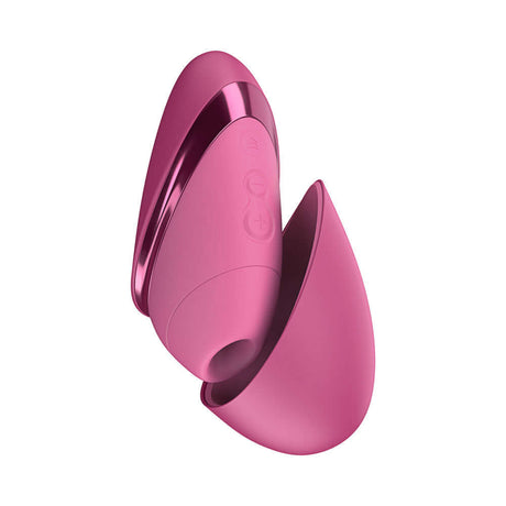 Womanizer Next Liberty Air Clitoral Massager Vibrant Pink, compact 3D Pleasure Air technology, perfect for travel.