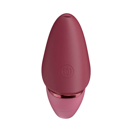 Womanizer Next Liberty Air Clitoral Massager Bordeaux in a sleek design, showcasing its 3D Pleasure Air technology.