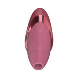 Womanizer Next Liberty Air Clitoral Massager Bordeaux in a sleek design with control buttons for easy use.