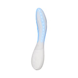 Lelo Mona Spectra Massager Light Pink with LED light features and ergonomic design.