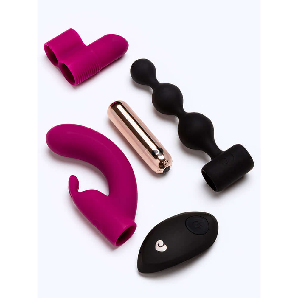 Lovehoney Indulge Advent Calendar 2026 (12 Day) featuring a collection of intimate toys for shared pleasure.