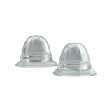 Oxballs Hunkyjunk Nano Nips Nipple-nubs Clear Silicone for enhanced nipple stimulation.