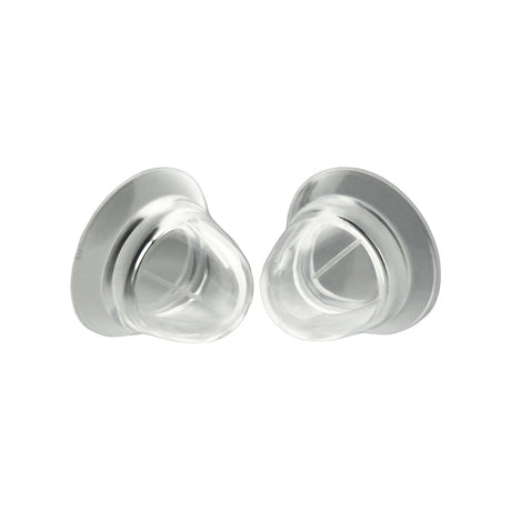 Oxballs Hunkyjunk Nano Nips Nipple-nubs Clear Silicone nipple enhancers showcasing the transparent design.
