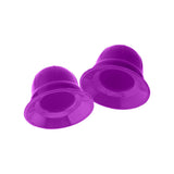 Hunkyjunk Nano Nips Nipple-nubs Purple Silicone, pair of nipple-suckers for targeted stimulation.