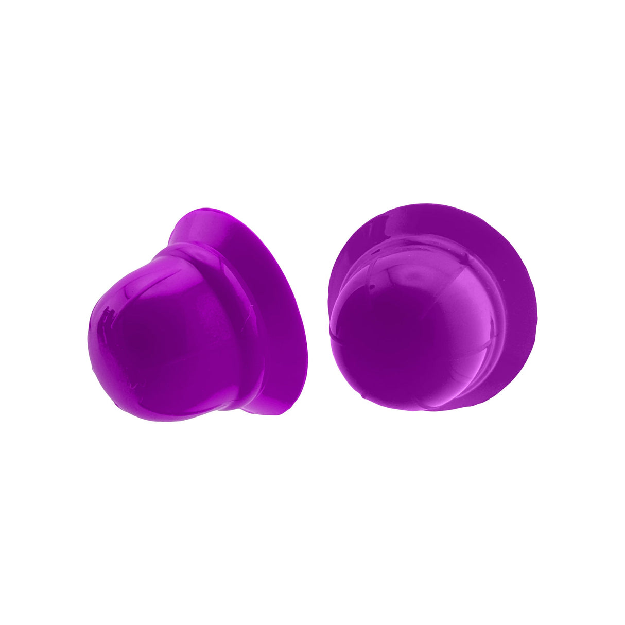 Hunkyjunk Nano Nips Nipple-nubs Purple Silicone, featuring plump, tingly silicone nipple covers for enhanced sensitivity.