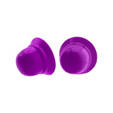 Hunkyjunk Nano Nips Nipple-nubs Purple Silicone, featuring plump, tingly silicone nipple covers for enhanced sensitivity.