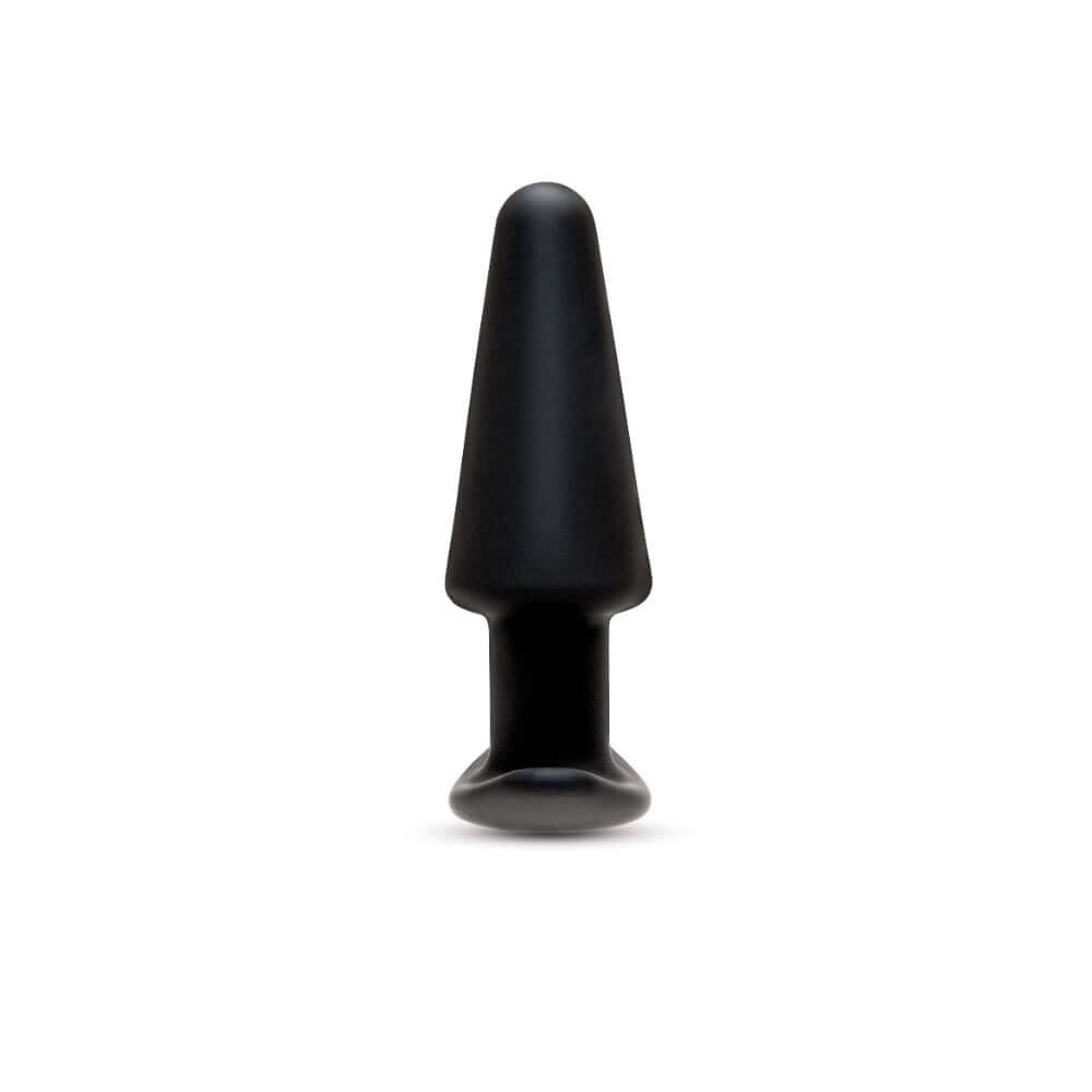 Prowler Red Tapered Rechargeable Plug With Remote showcasing smooth tapered design and flared base for safe use.