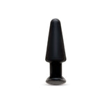 Prowler Red Tapered Rechargeable Plug With Remote showcasing smooth tapered design and flared base for safe use.