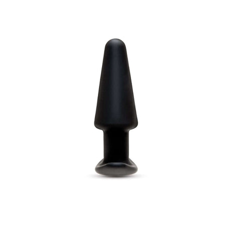 Prowler Red Tapered Rechargeable Plug With Remote showcasing smooth tapered design and flared base for safe use.