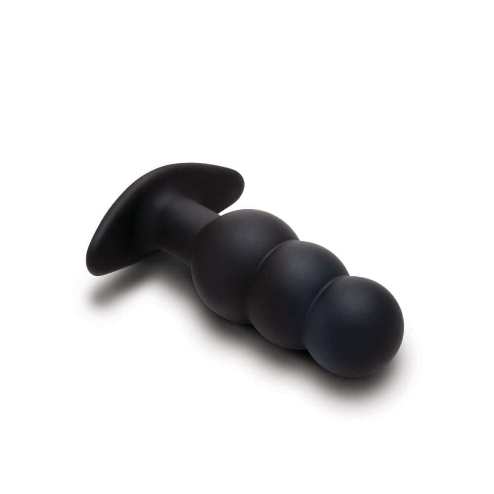 Prowler Red Bubble Rechargeable Plug With Remote in smooth silicone for comfortable use and gentle stretching.