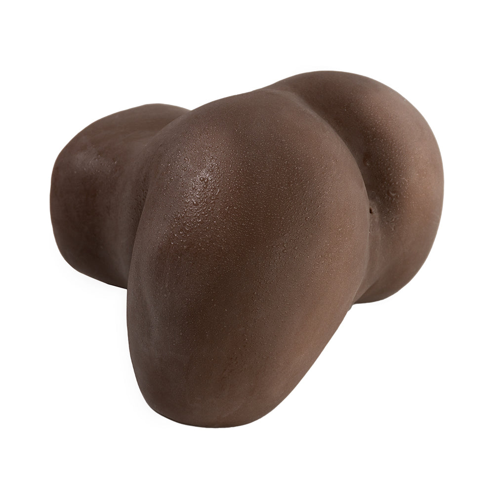 Camtoyz Raw Torso Naysa Piel Oscura Chocolate featuring a highly realistic dark chocolate torso design.