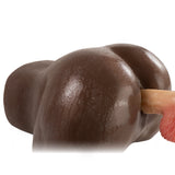 Camtoyz Raw Torso Naysa Piel Oscura Chocolate realistic torso with detailed craftsmanship and lifelike texture.
