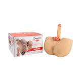 Camtoyz Raw Torso Naysa Piel Clara Beige with lifelike detail and realistic appearance, displayed alongside packaging.