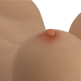 Close-up of Camtoyz Raw Torso Transexual Rupol Piel Clara Beige, highlighting realistic skin texture and detail.