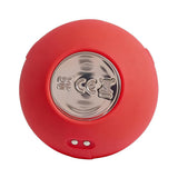 Adam & Eve Eve's Blooms Of Bliss Vibrating & Sucking Rose in vibrant red color with a sleek silver base.