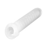 Performance Plus Stoic Silicone Penis Sheath Large, a clear girth-enhancing sleeve designed for maximum sensation.