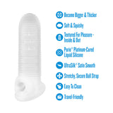 Performance Plus Mercenary Silicone Penis Sheath Small features textural details and soft silicone for enhanced pleasure.