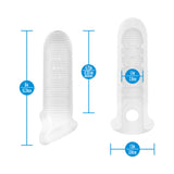 Performance Plus Mercenary Silicone Penis Sheath Small dimensions and features, measuring 4.75 inches insertable length.
