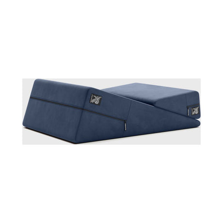 Liberator Wedge & Ramp Sex Combo Original Size Blue enhances comfort and ergonomic positioning.