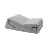 Liberator Wedge & Ramp Sex Combo Original Size Grey on a white background