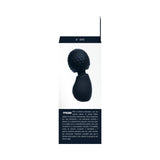 Vedo Moe Rechargeable Extra Mini Wand Black packaging with efficient design and soothing vibrations.