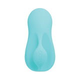 Vedo Luxi Rechargeable Clitoral Finger Vibe Turquoise, a sleek turquoise wearable fingertip vibrator.