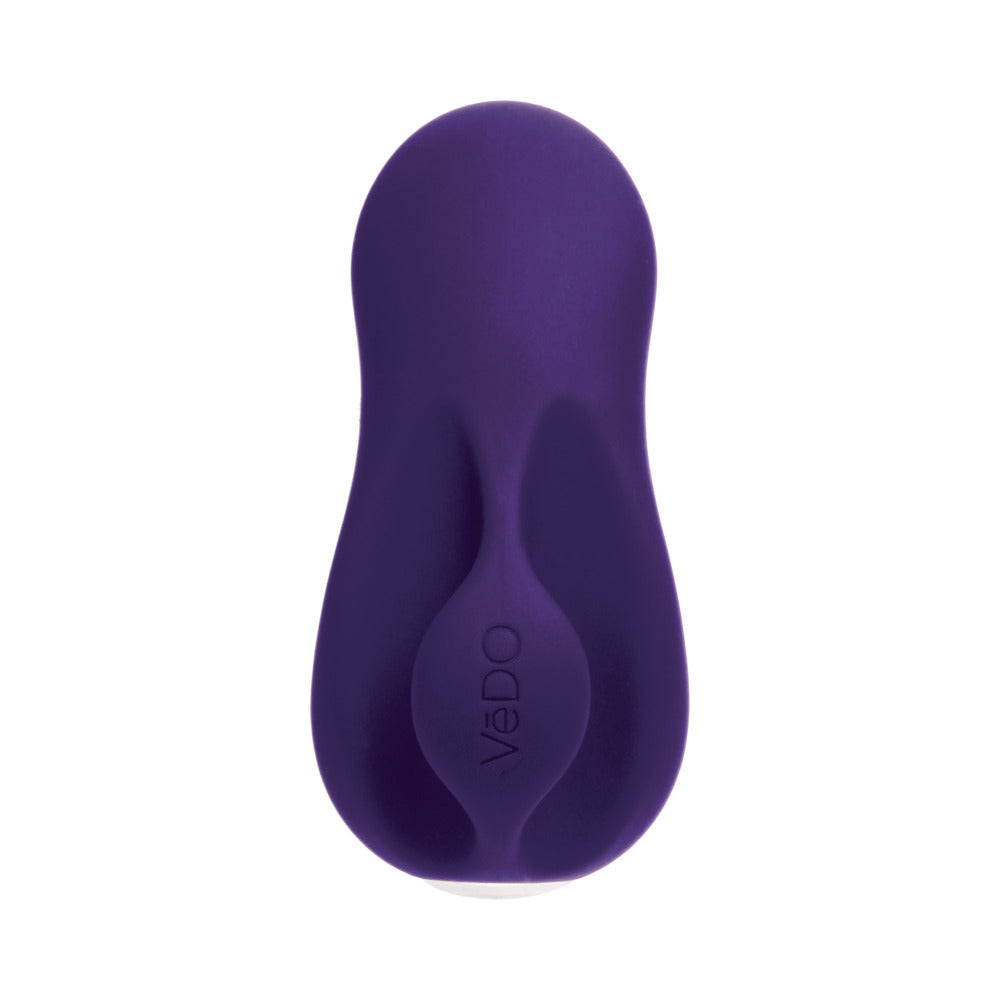 Vedo Luxi Rechargeable Clitoral Finger Vibe Purple - compact, finger-worn design for targeted pleasure.