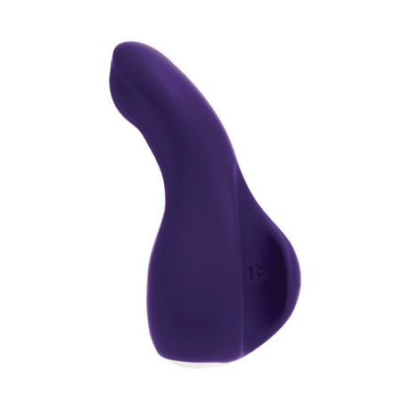 Vedo Luxi Rechargeable Clitoral Finger Vibe Purple, compact finger-worn design for targeted pleasure and intimate stimulation.