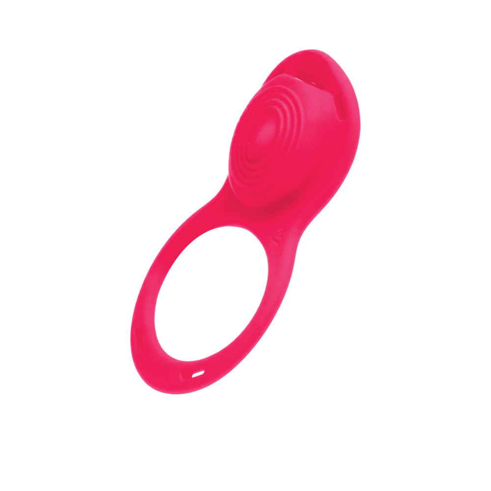Vedo Riski Rechargeable Clitoral Vibe For Couples Pink, a sleek and wearable clitoral stimulator for shared pleasure.