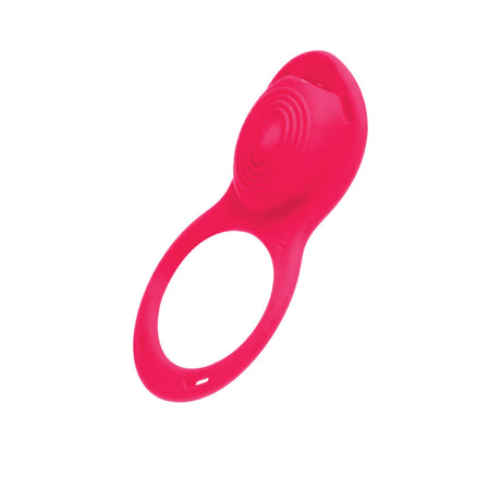 Vedo Riski Rechargeable Clitoral Vibe For Couples Pink, a sleek and wearable clitoral stimulator for shared pleasure.