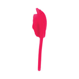 Vedo Riski Rechargeable Clitoral Vibe For Couples Pink shown side view, designed for intimate pleasure.