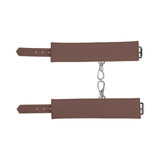Sportsheets Signature Dawn Dream Handcuffs featuring soft silicone with silver hardware for comfortable restraint play.
