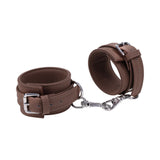 Sportsheets Signature Dawn Dream Ankle Cuffs with soft silicone and silver hardware for comfort and restraint play.