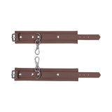 Sportsheets Signature Dawn Dream Ankle Cuffs featuring soft silicone and silver hardware for comfortable restraint play.
