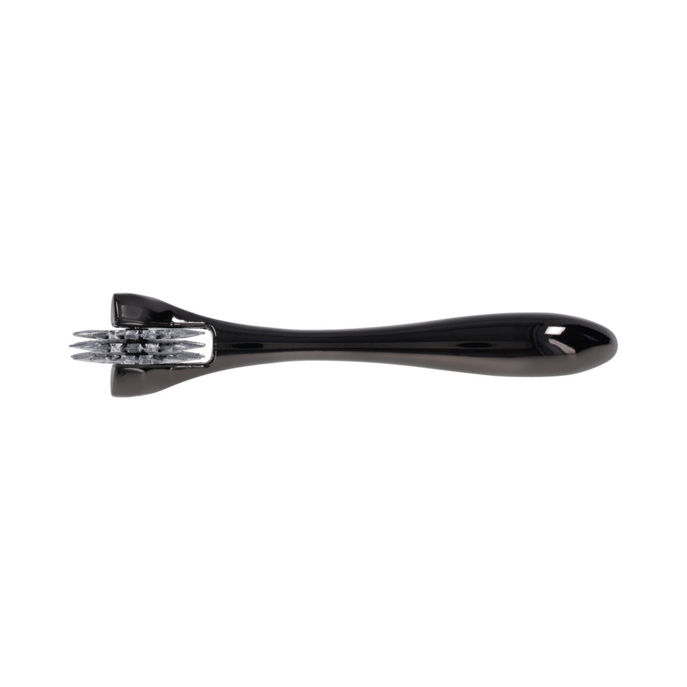 Sportsheets Signature Wartenberg Wheel with precision rolling wheels and curved handle for sensation play.