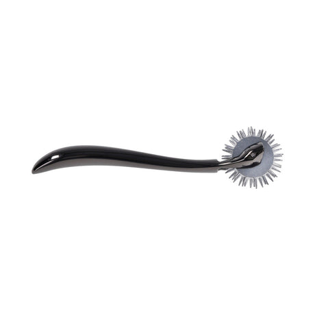 Sportsheets Signature Wartenberg Wheel with three rolling wheels and a curved handle for enhanced control.