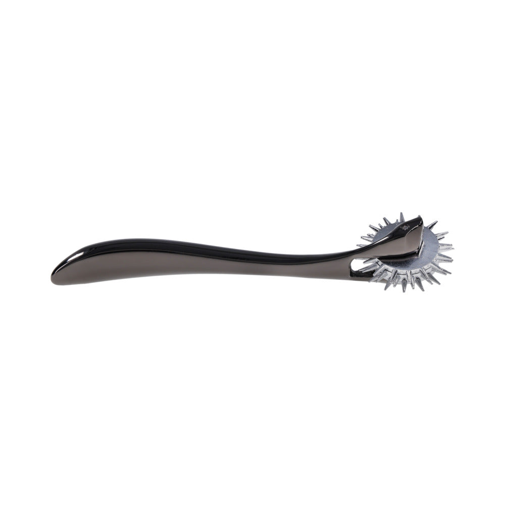 Sportsheets Signature Wartenberg Wheel featuring three precision wheels and a curved handle for enhanced control.