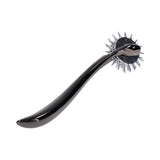 Sportsheets Signature Wartenberg Wheel for sensation play with precision rolling wheels and curved handle.