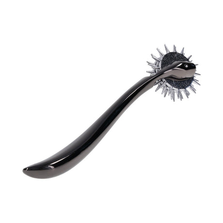 Sportsheets Signature Wartenberg Wheel for sensation play with precision rolling wheels and curved handle.