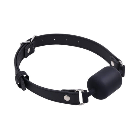 Sportsheets Signature Midnight Muse Barrel Gag featuring a sleek cylindrical shape and comfortable fit.