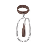Sportsheets Signature Dawn Dream Collar & Leash with soft silicone and sleek silver hardware.