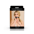 Sportsheets Signature Twilight Tease Oval Gag displayed on product packaging with model.