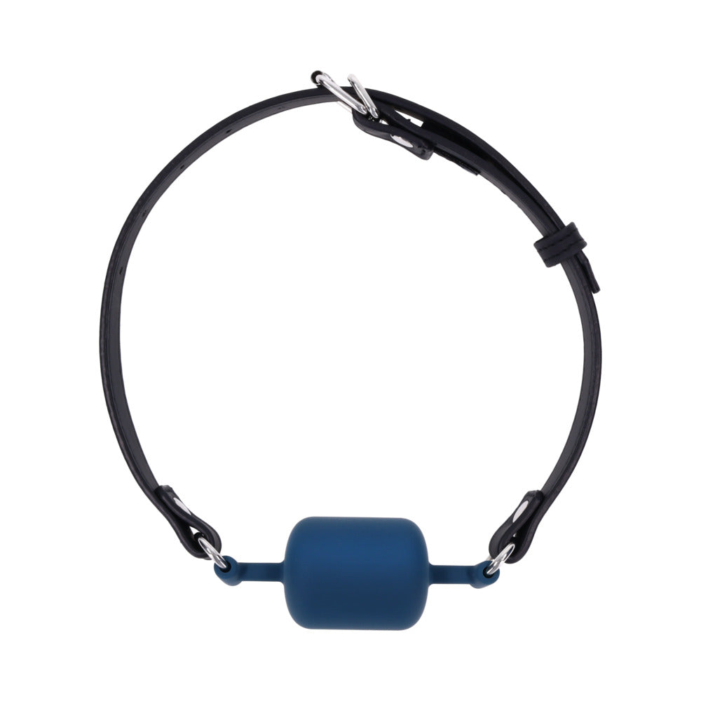 Sportsheets Signature Twilight Tease Barrel Gag with a compact barrel-shaped mouthpiece.