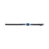 Sportsheets Signature Twilight Tease Barrel Gag featuring a blue barrel mouthpiece on a black strap.