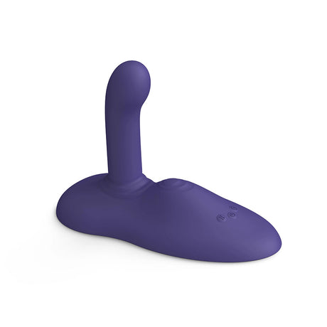 Love To Love Gofast Thrusting Vibrator Midnight Indigo designed for deep internal thrusting and clitoral tapping.