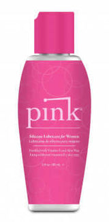 Pink Silicone Lubricant 2.8 Oz bottle showcasing premium personal lubricant for comfort and glide.